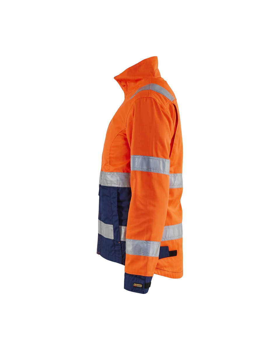 Blåkläder 4903 Dames jack High Vis - High Vis Oranje/Marineblauw