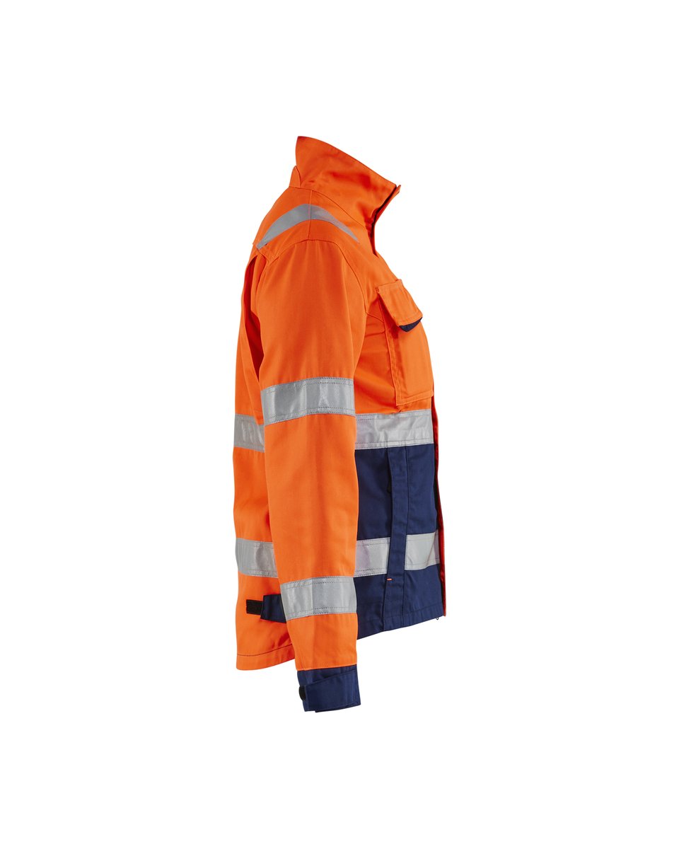 Blåkläder 4903 Dames jack High Vis - High Vis Oranje/Marineblauw