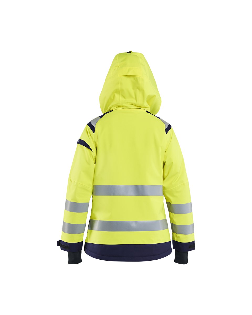 Blåkläder 4904 Dames Shell jack High Vis - High Vis Geel/Marineblauw