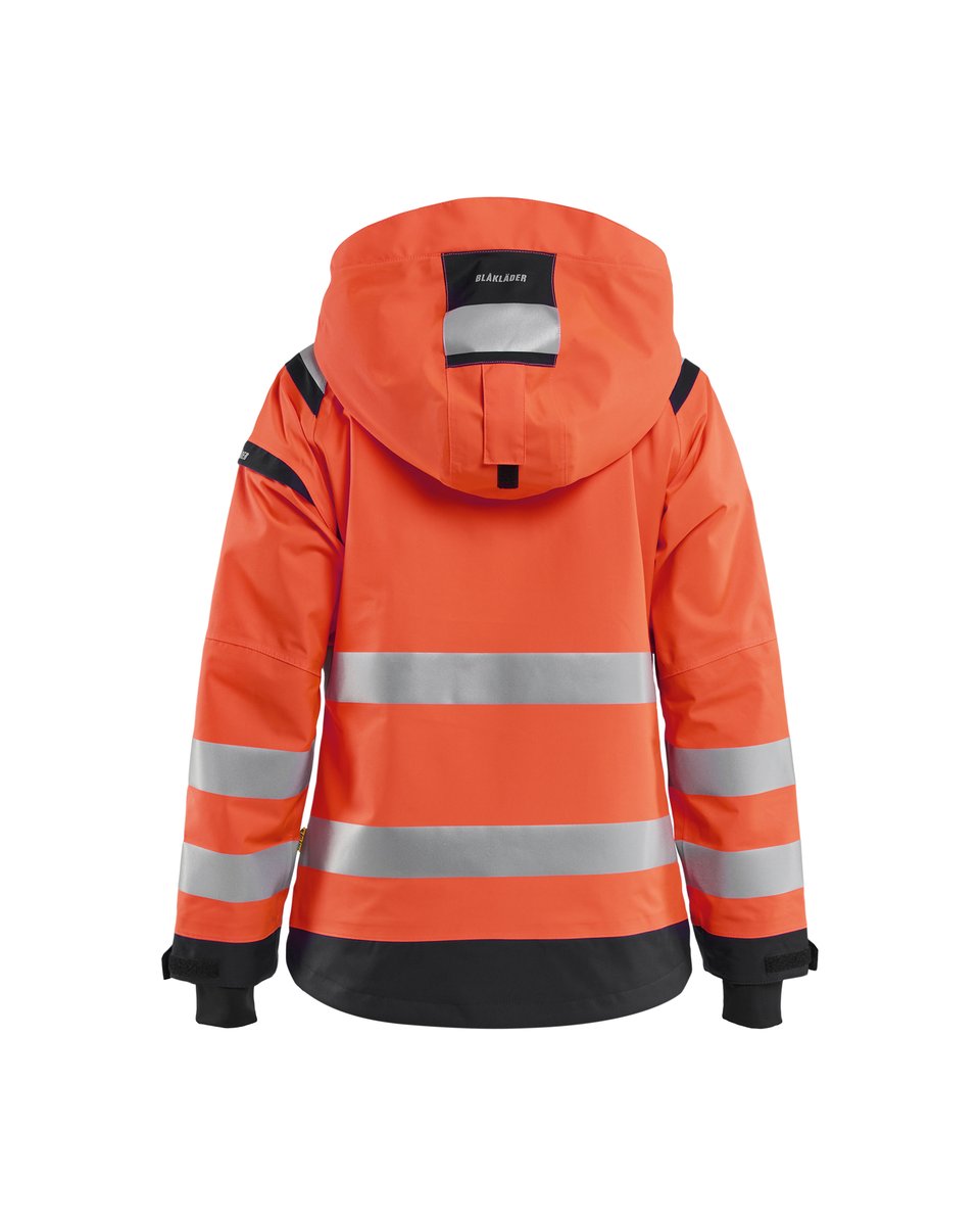 Blåkläder 4904 Dames Shell jack High Vis - High Vis Rood/Zwart