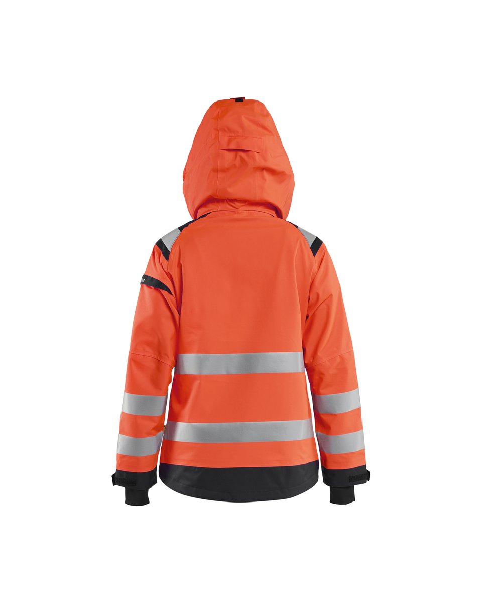 Blåkläder 4904 Dames Shell jack High Vis - High Vis Rood/Zwart