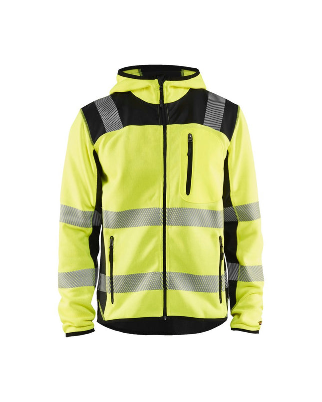Blåkläder 4923 Gebreid vest met capuchon High Vis - High Vis Geel/Zwart