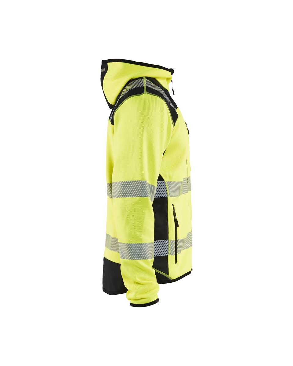 Blåkläder 4923 Gebreid vest met capuchon High Vis - High Vis Geel/Zwart