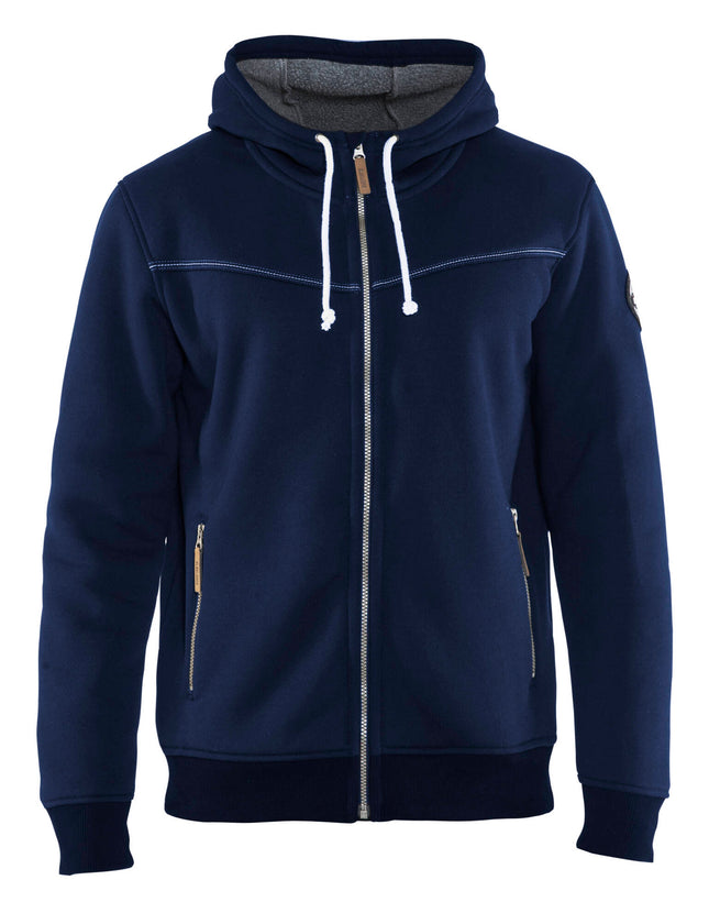 Blåkläder 4933 Hooded sweatshirt met rits gevoerd