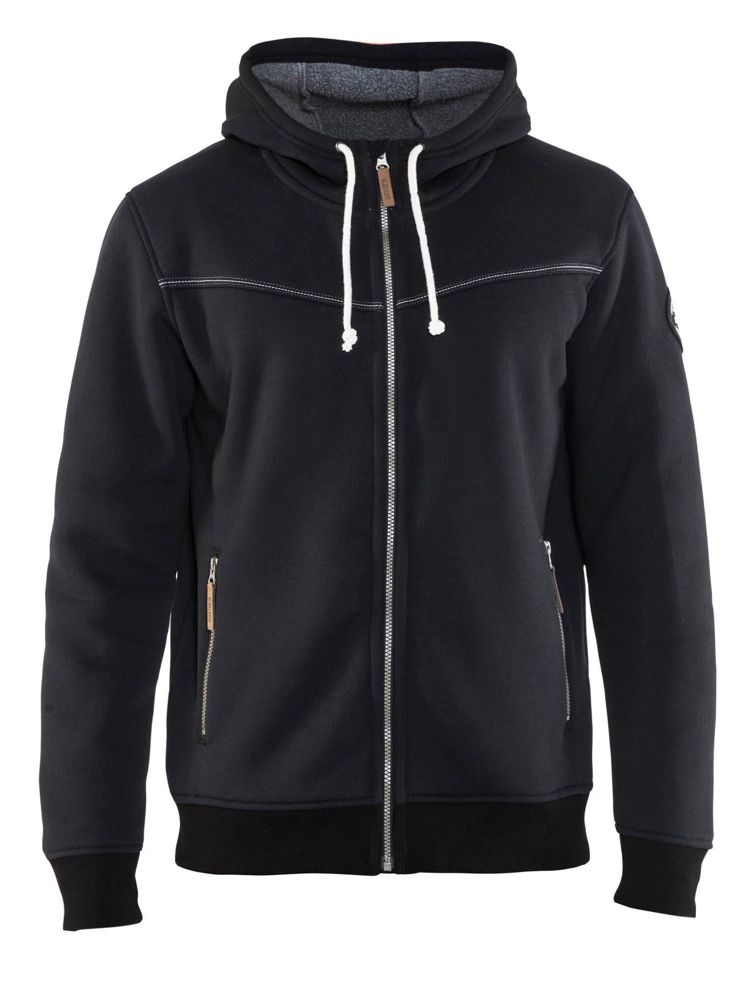 Blåkläder 4933 Hooded sweatshirt met rits gevoerd