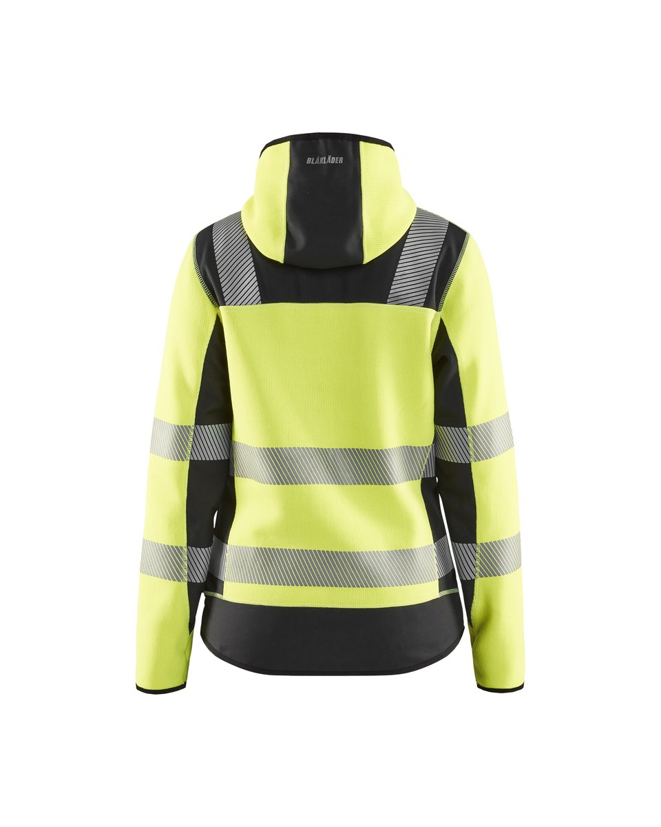 Blåkläder 4967 Dames gebreid vest High Vis - High Vis Geel/Zwart