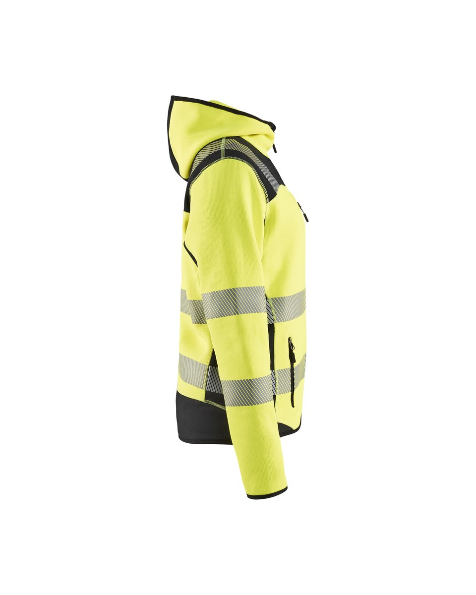 Blåkläder 4967 Dames gebreid vest High Vis - High Vis Geel/Zwart