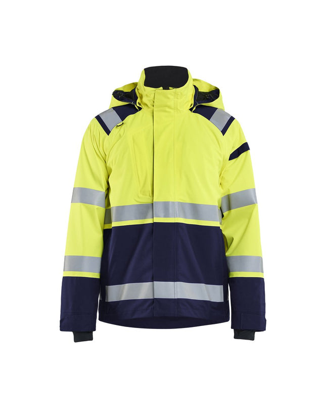 Blåkläder 4987 Shell jack High Vis - High Vis Geel/Marineblauw