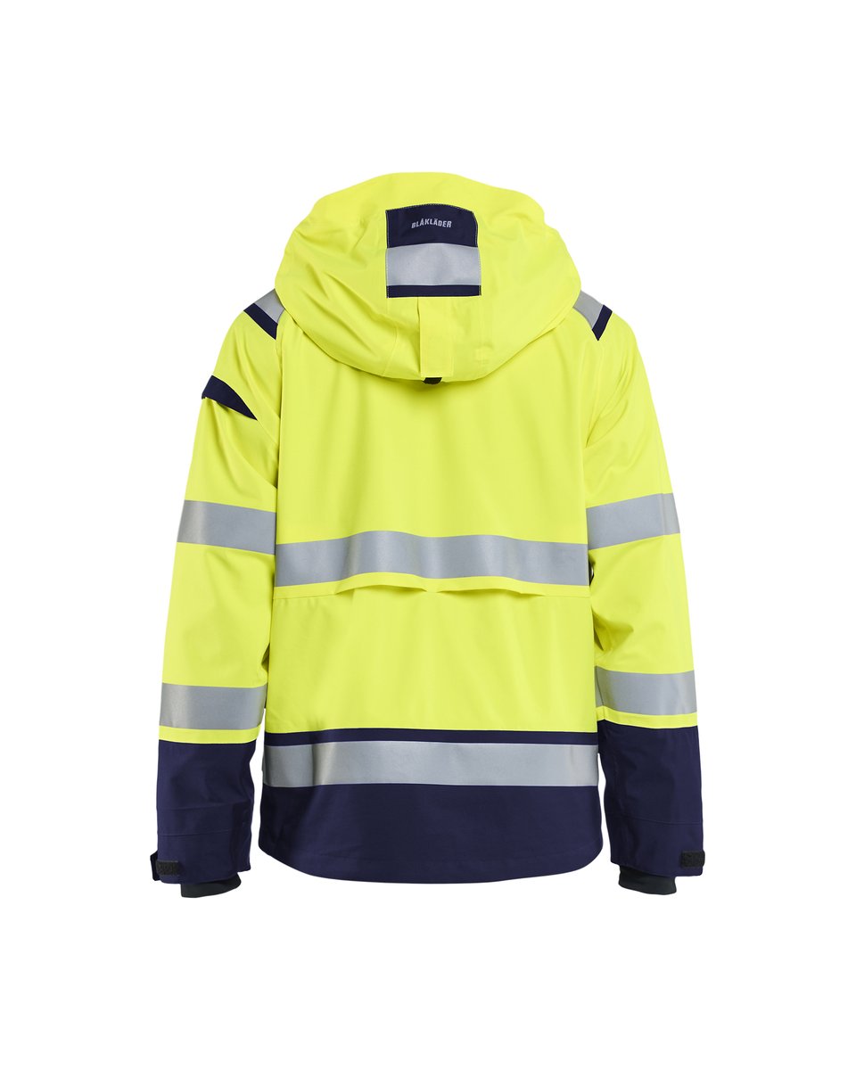 Blåkläder 4987 Shell jack High Vis - High Vis Geel/Marineblauw