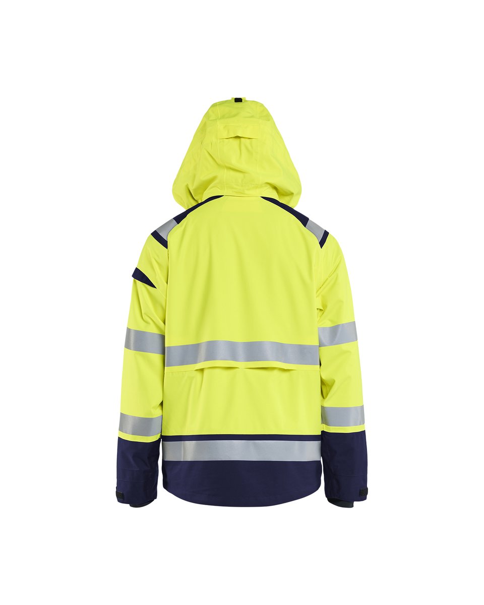 Blåkläder 4987 Shell jack High Vis - High Vis Geel/Marineblauw