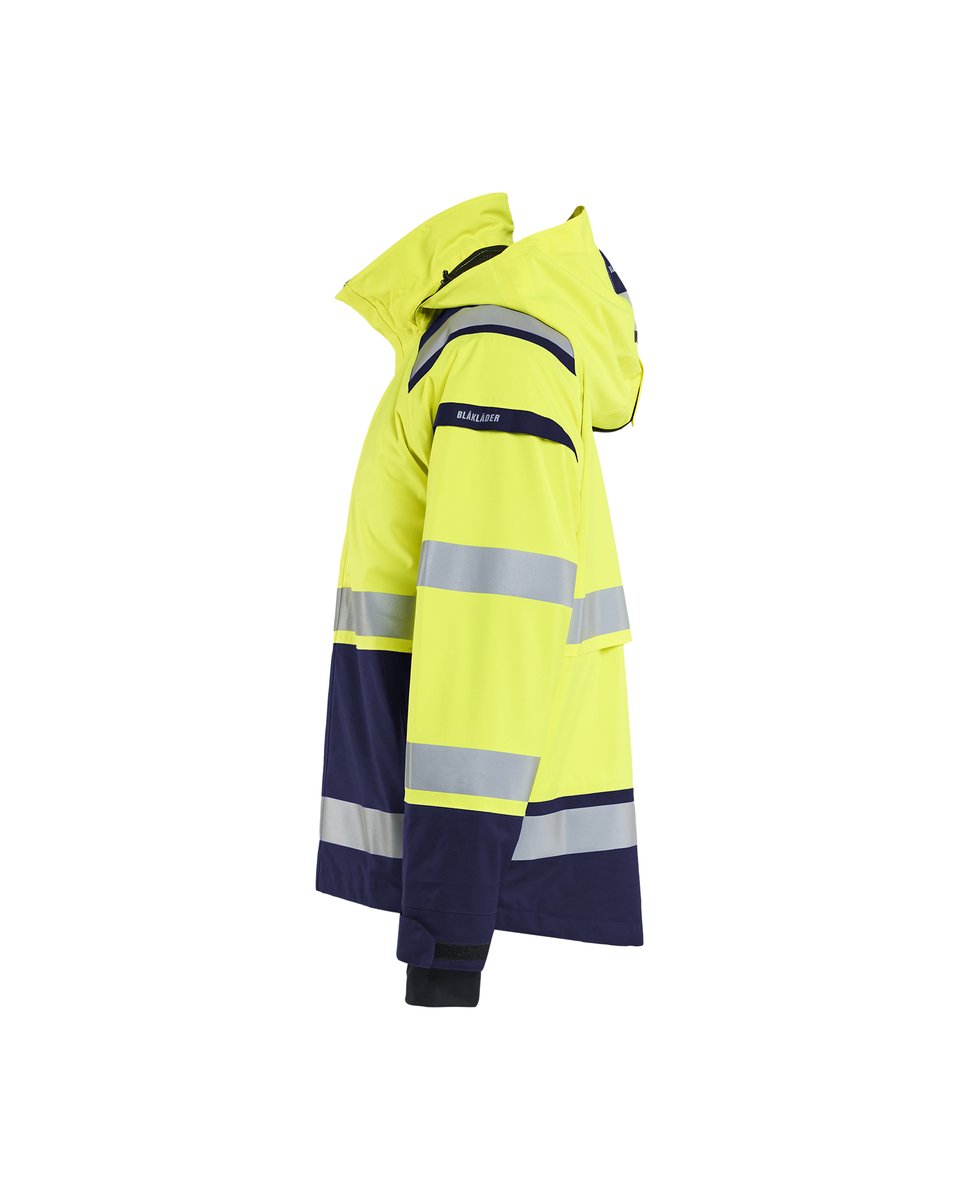 Blåkläder 4987 Shell jack High Vis - High Vis Geel/Marineblauw