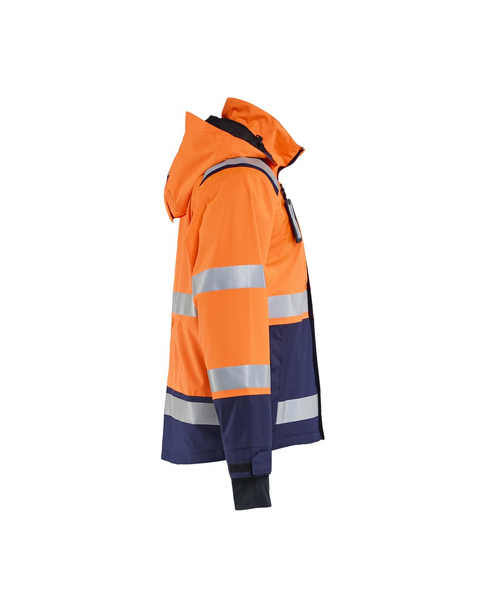 Blåkläder 4987 Shell jack High Vis - High Vis Oranje/Marineblauw