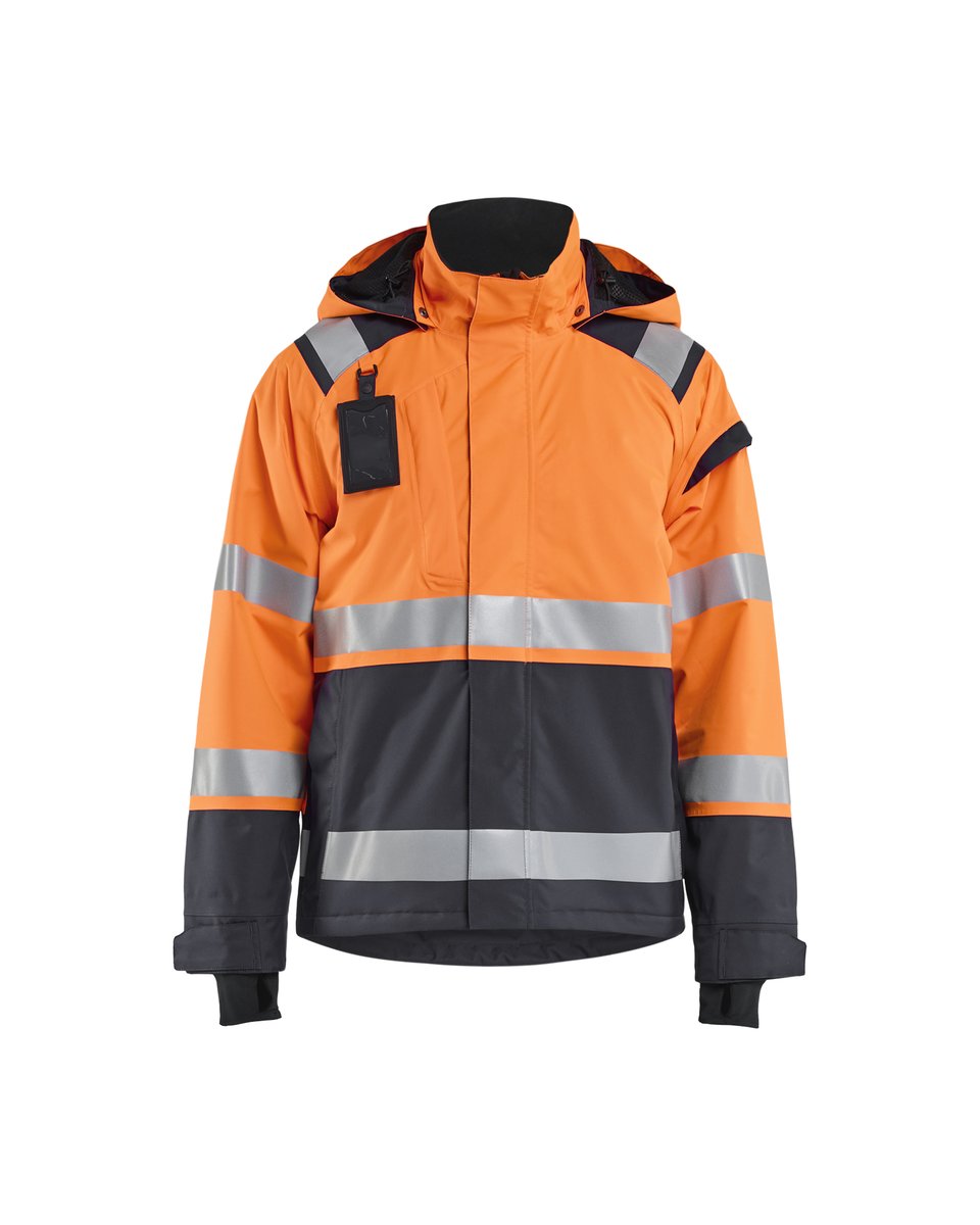 Blåkläder 4987 Shell jack High Vis - High Vis Oranje/Medium grijs