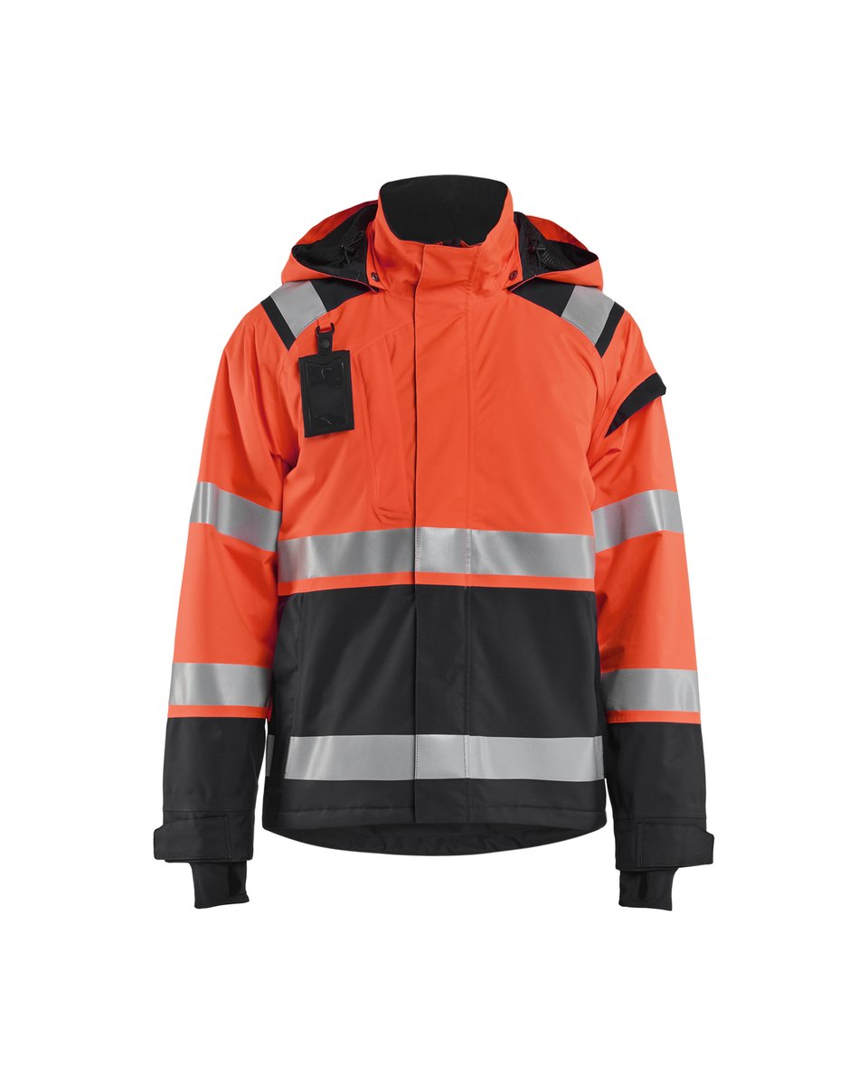 Blåkläder 4987 Shell jack High Vis - High Vis Rood/Zwart