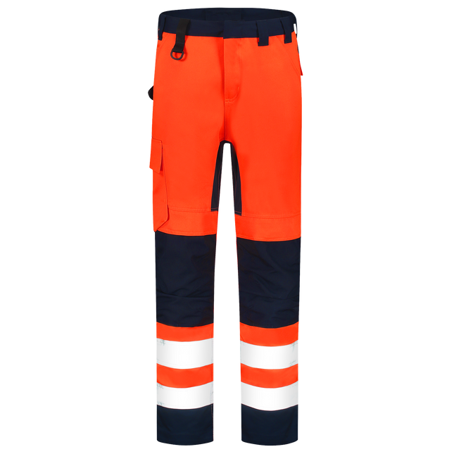 Werkbroek High Vis Bicolor - FluororangeInk 66