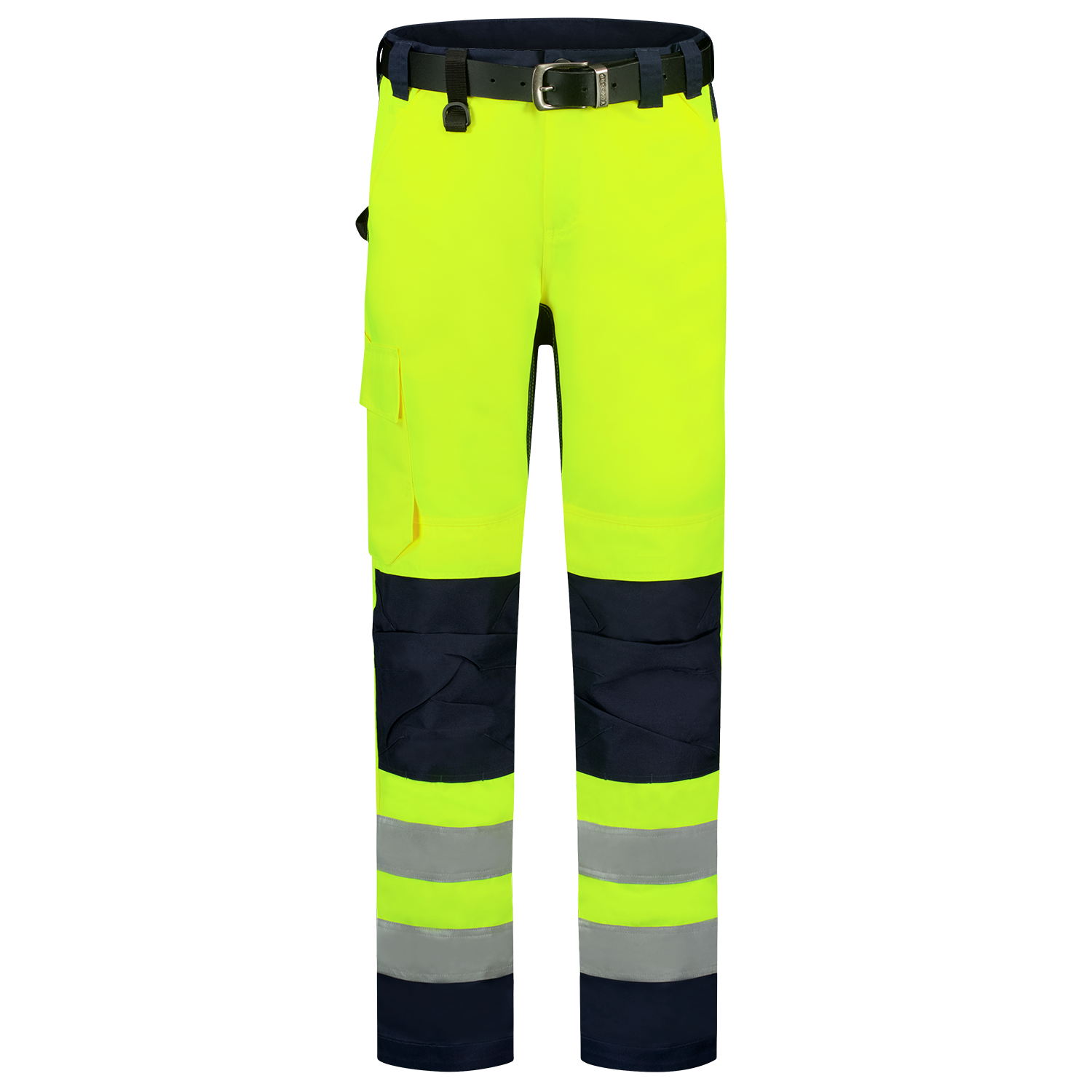 Werkbroek High Vis Bicolor - FluoryellowInk 66
