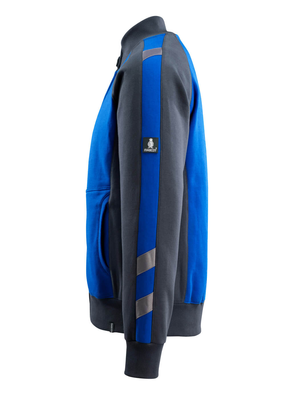 MASCOT® Unique Sweatshirt met rits – Korenblauw/Donkermarine