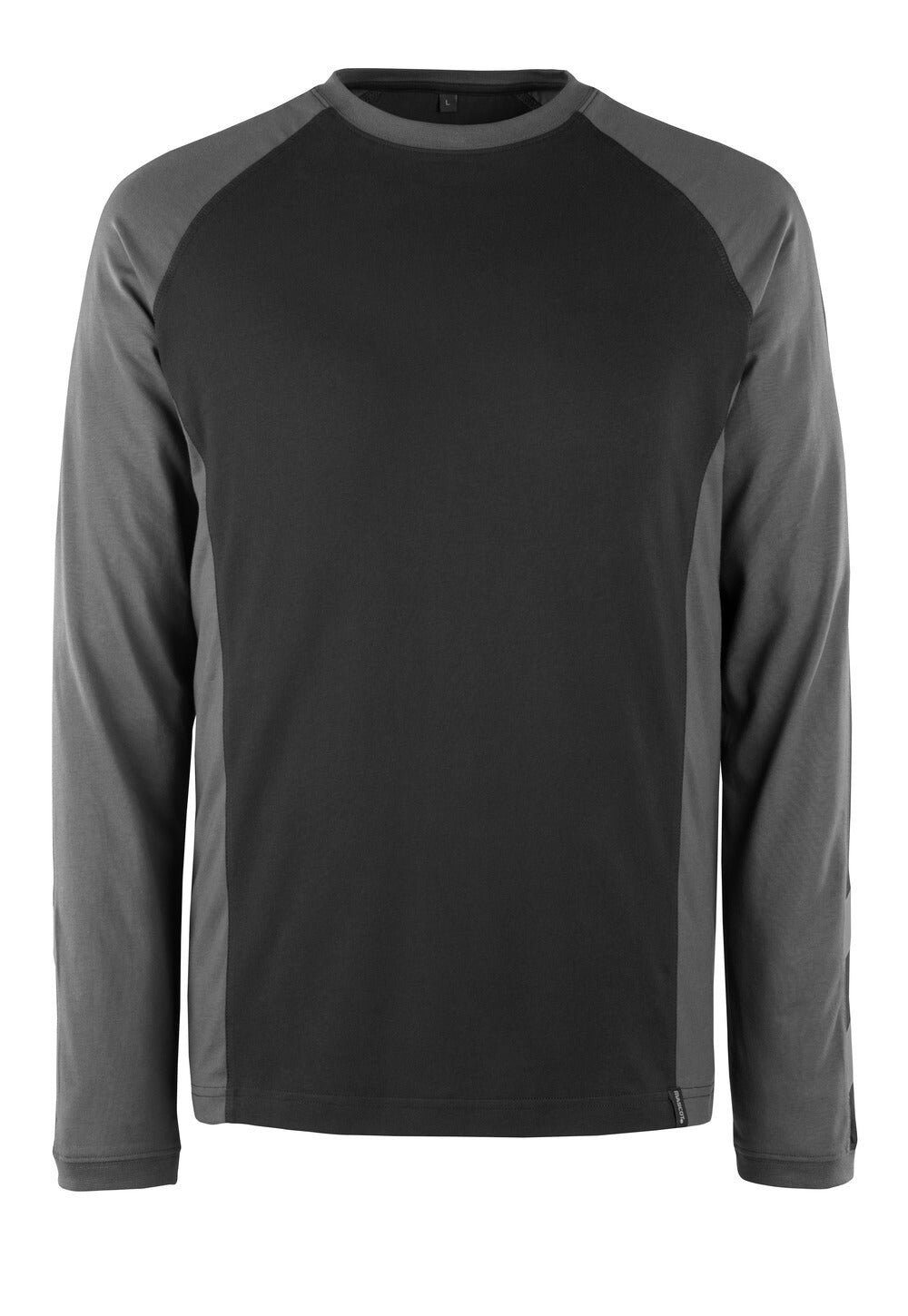 MASCOT® Unique T-shirt met lange mouwen – Zwart/Donkerantraciet