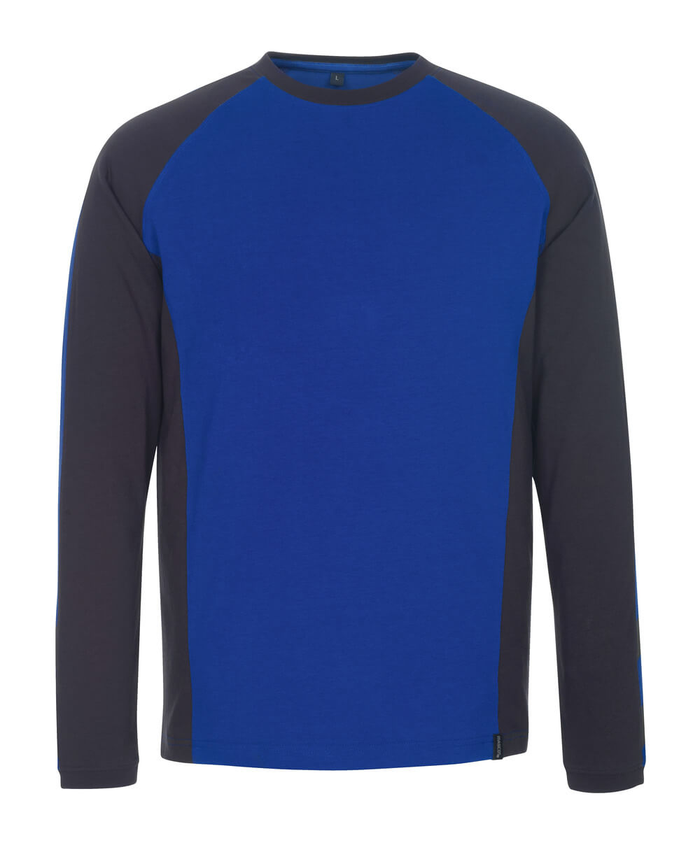 MASCOT® Unique T-shirt met lange mouwen – Korenblauw/Donkermarine