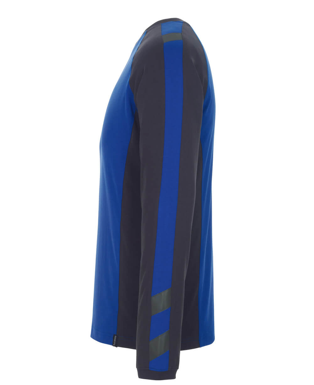 MASCOT® Unique T-shirt met lange mouwen – Korenblauw/Donkermarine