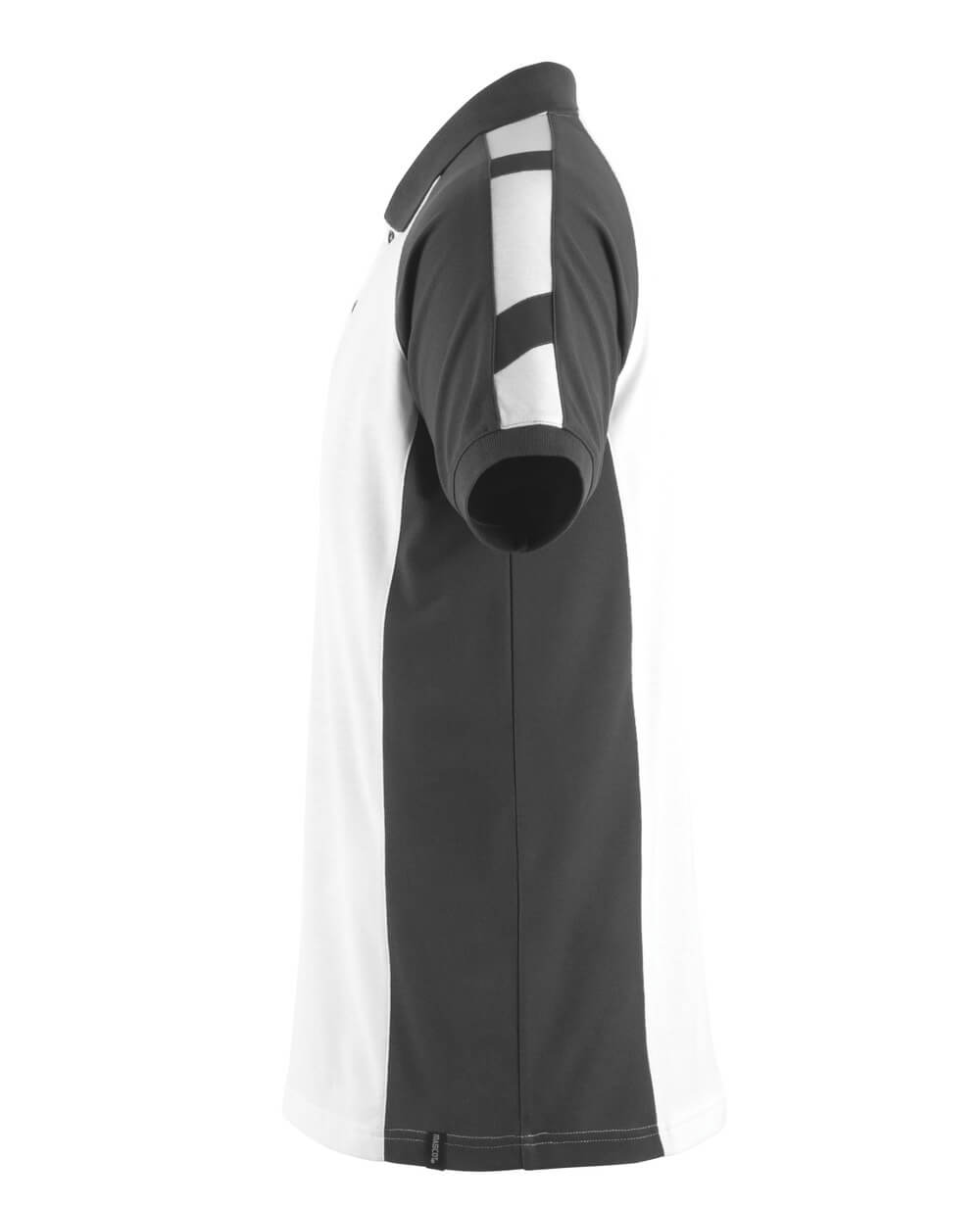 MASCOT® Unique Poloshirt – Wit/Donkerantraciet