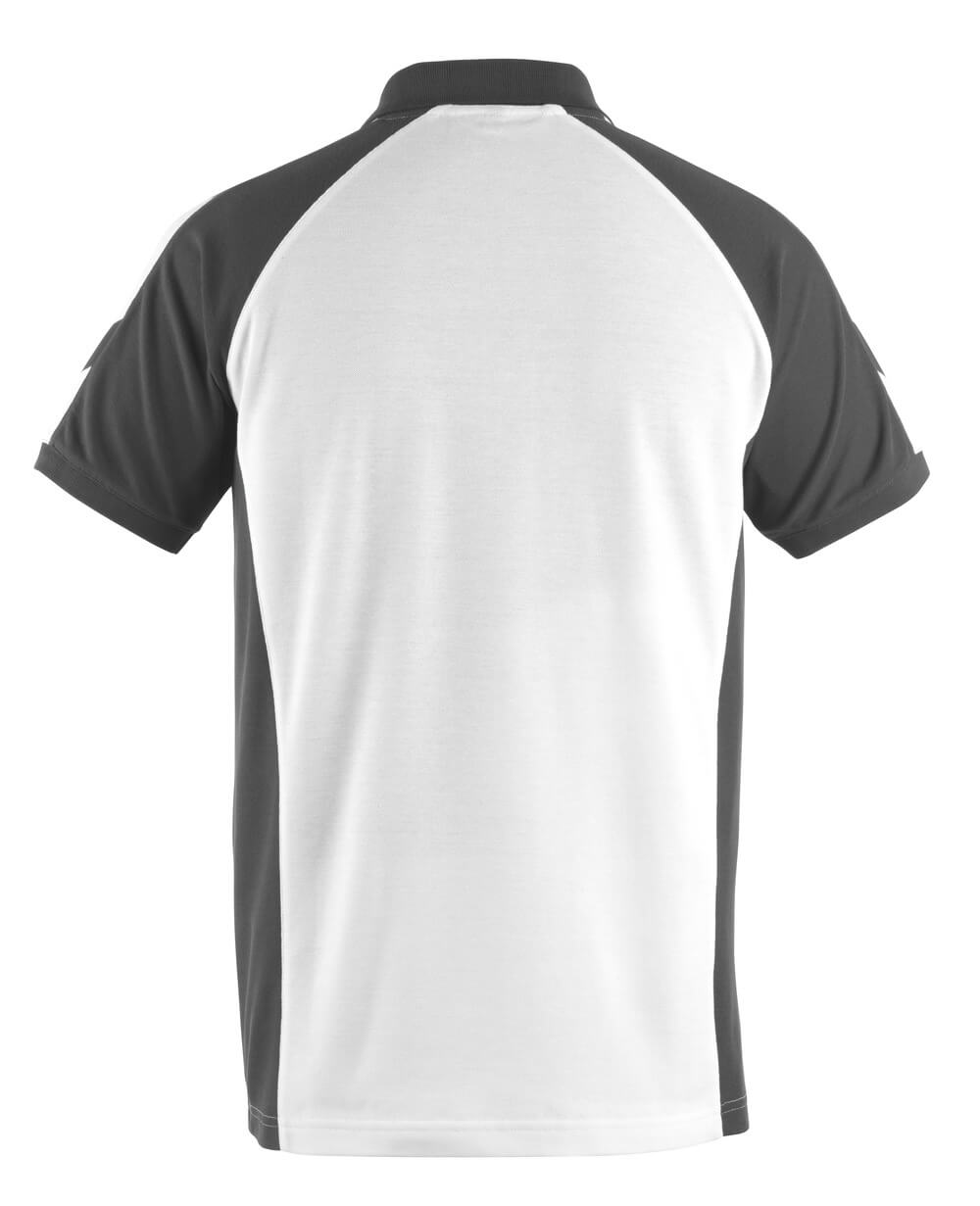 MASCOT® Unique Poloshirt – Wit/Donkerantraciet
