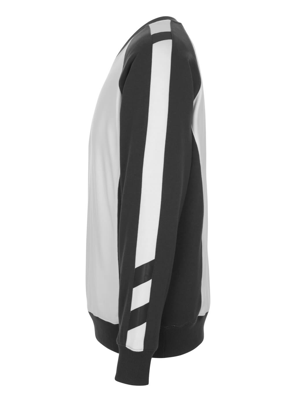MASCOT® Unique Sweatshirt – Wit/Donkerantraciet