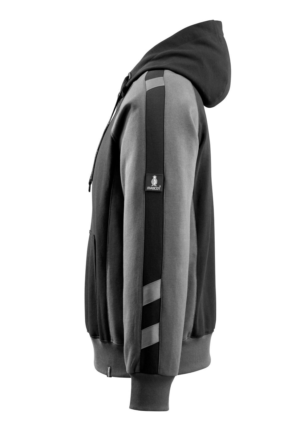 MASCOT® Unique Capuchontrui – Zwart/Donkerantraciet