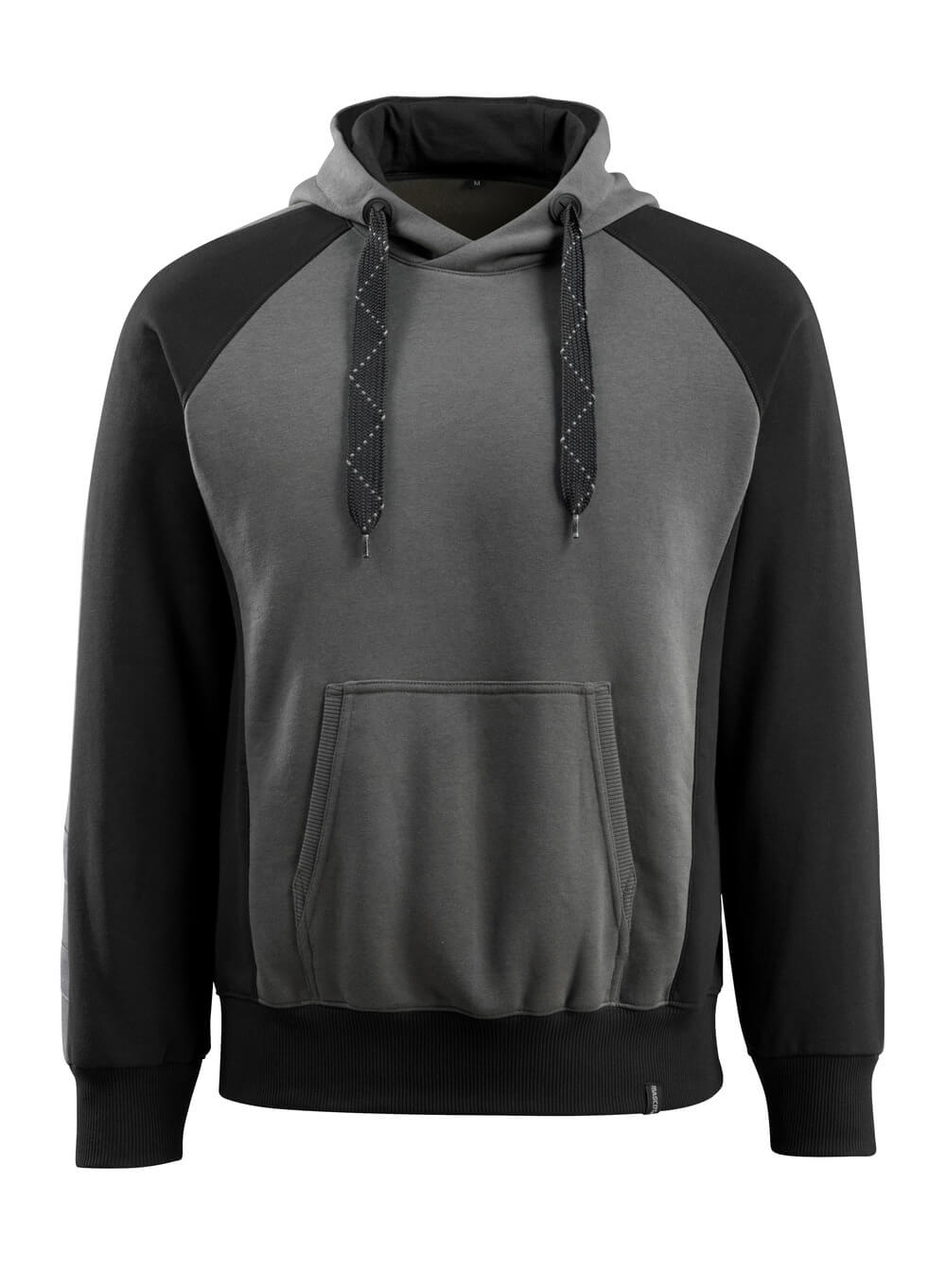 MASCOT® Unique Capuchontrui – Donkerantraciet/Zwart