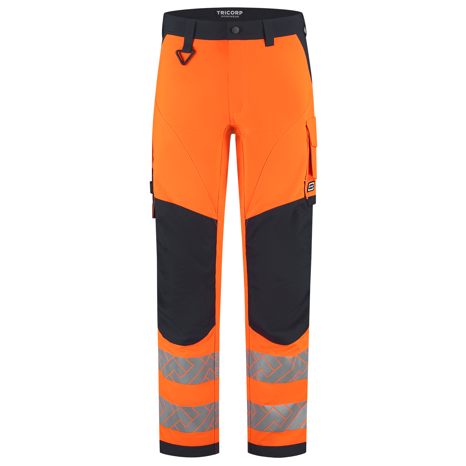 Werkbroek 4-Way Stretch High Vis Redefined Knieversterking - FluororangeInk 66