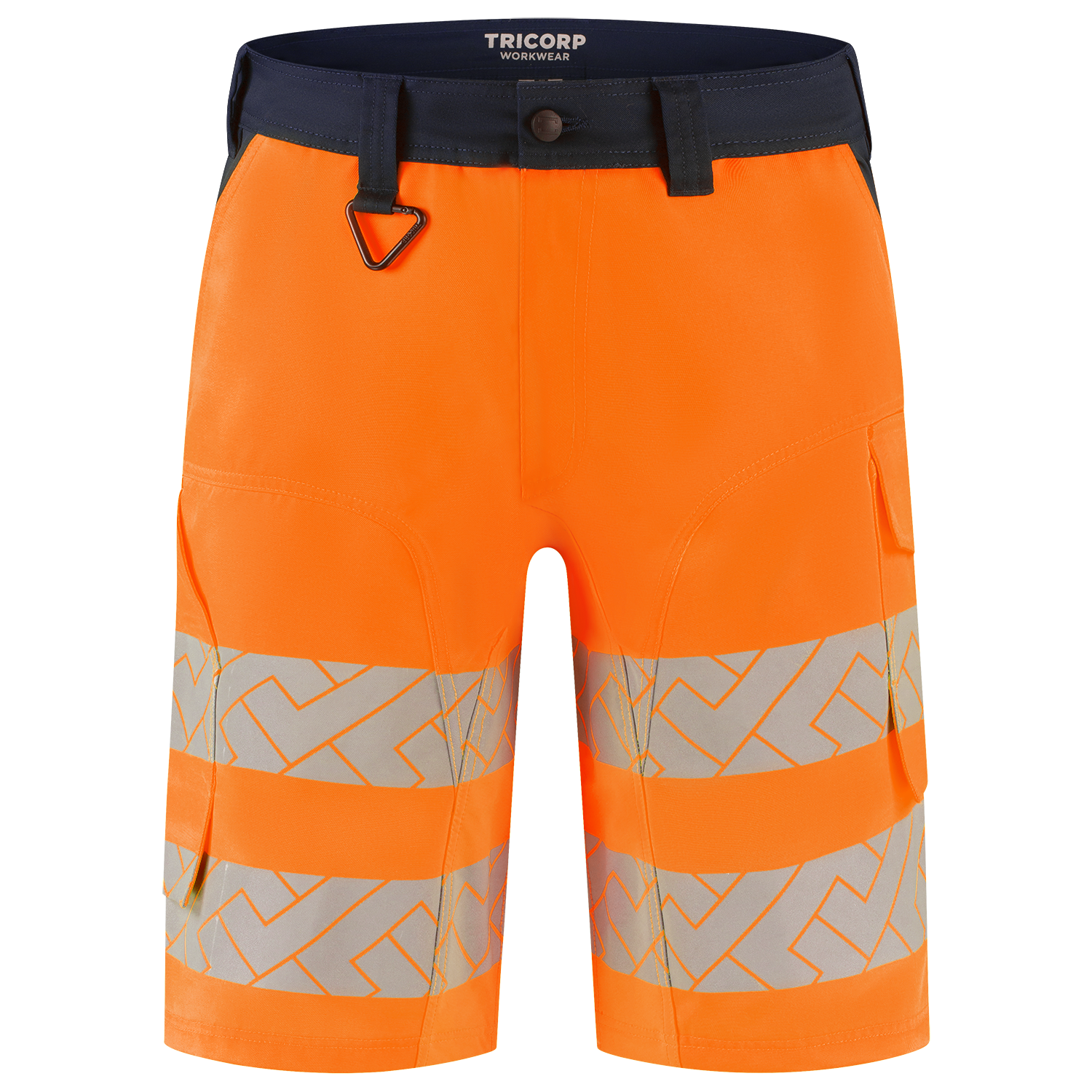 Werkbroek Functional Stretch High Vis Redefined Kort - FluororangeInk 66