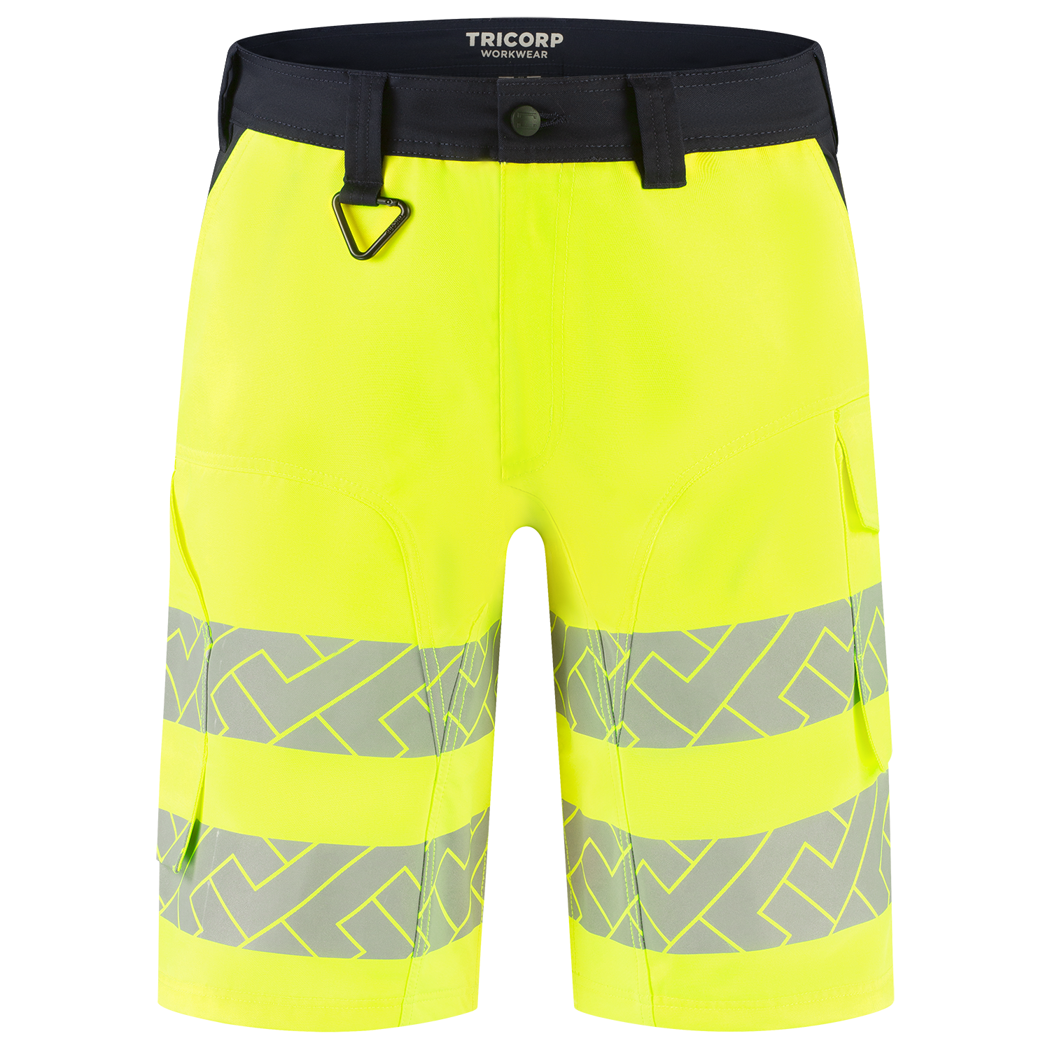 Werkbroek Functional Stretch High Vis Redefined Kort - FluoryellowInk 66
