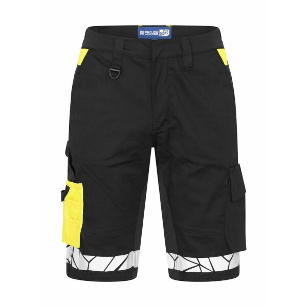 7510 STRETCHSHORT - Zwart/geel