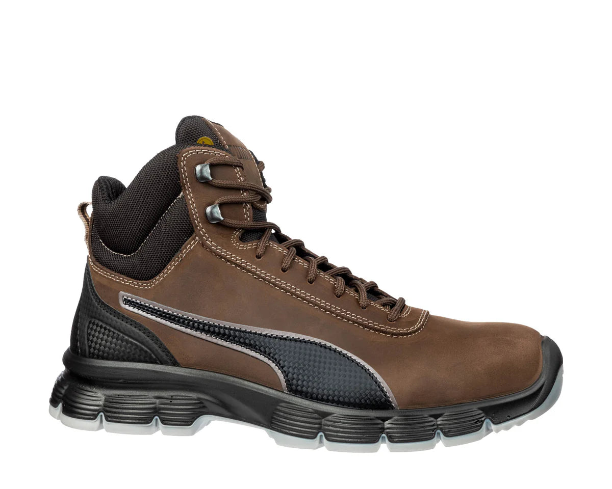 CONDOR BROWN MID S3L ESD FO SR - black/brown
