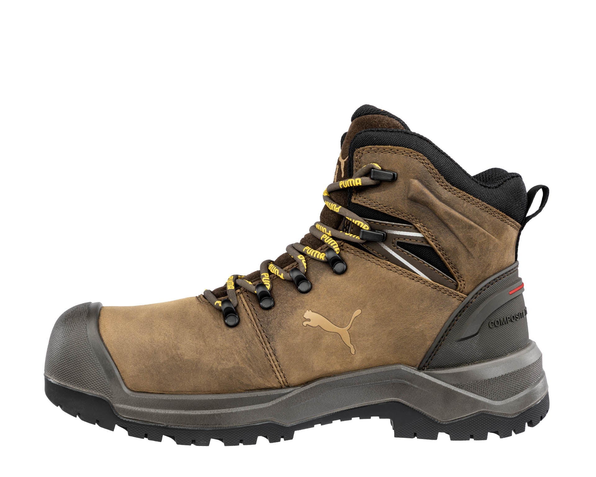 Puma IRON HD BROWN MID S3S FO LG CI SR Veiligheidsschoenen