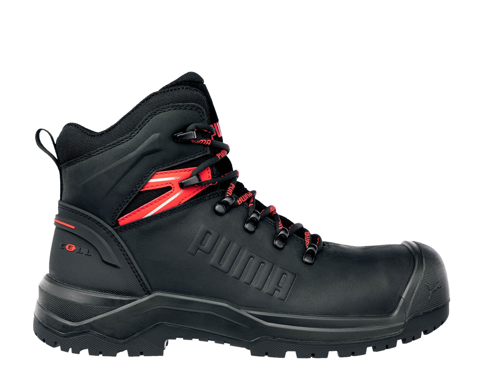 Puma IRON HD BLK MID S3S FO LG CI SR Veiligheidsschoenen