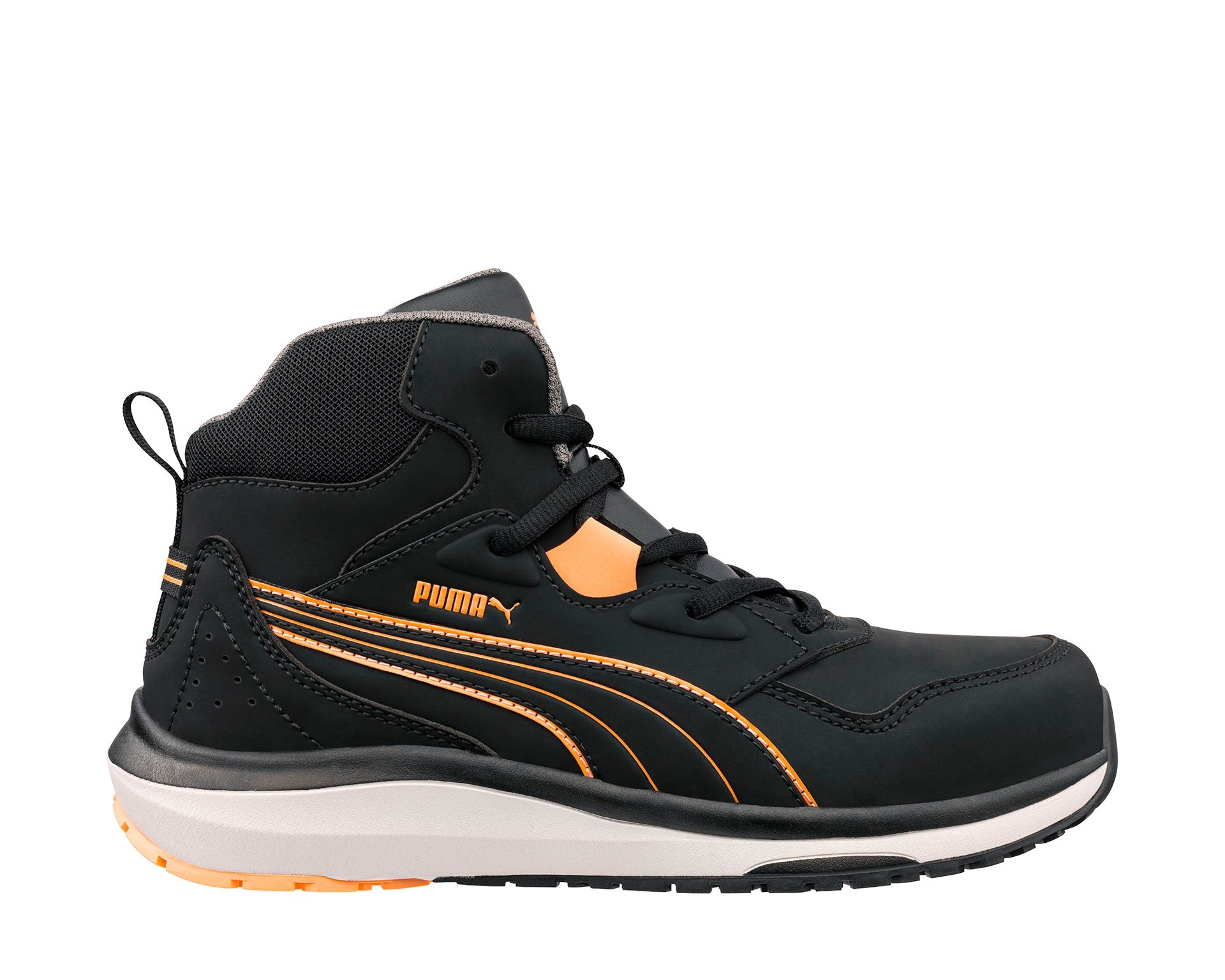 Puma STEPPER BLK/PEACH MID S3S ESD FO HRO SR Veiligheidsschoenen