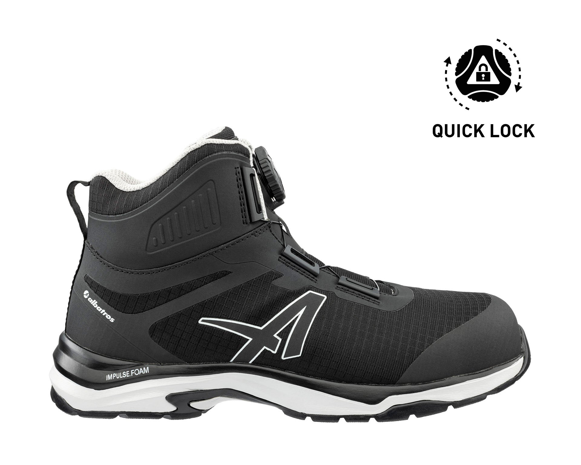 Albatros TRAILMASTER BLK QL MID S3S ESD FO HRO SR Veiligheidsschoenen