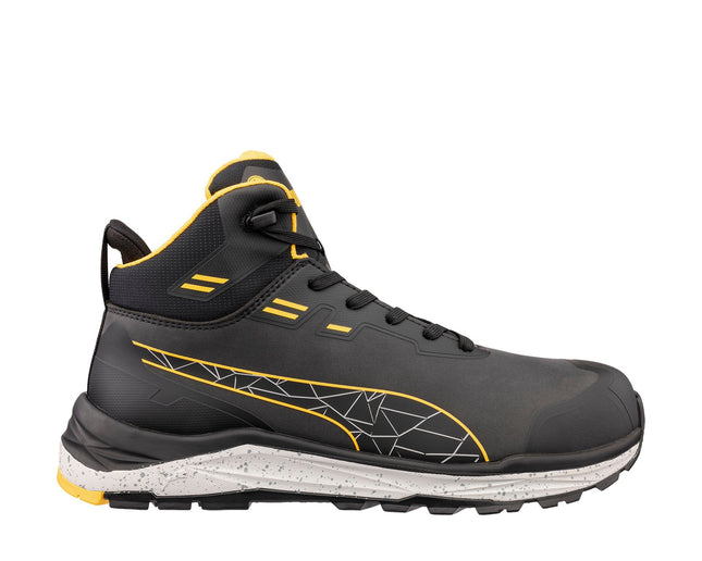 Puma XPLORE ANTHRACITE/YELLOW MID S3S ESD FO HRO SR Veiligheidsschoenen