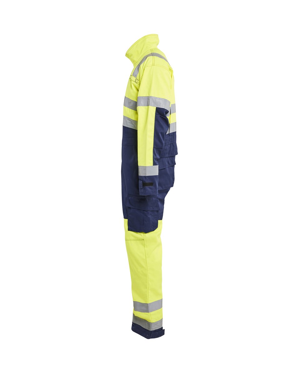 Blåkläder 6373 High vis Overall - High Vis Geel/Marineblauw