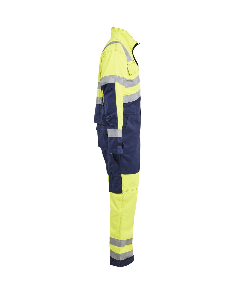 Blåkläder 6373 High vis Overall - High Vis Geel/Marineblauw