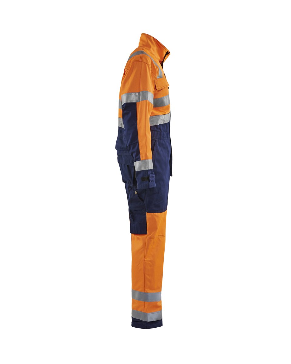 Blåkläder 6373 High vis Overall - High Vis Oranje/Marineblauw