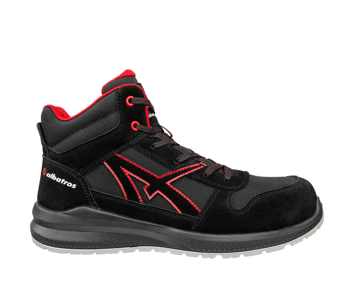 CLIFTON MID S3L ESD FO SR - black/red