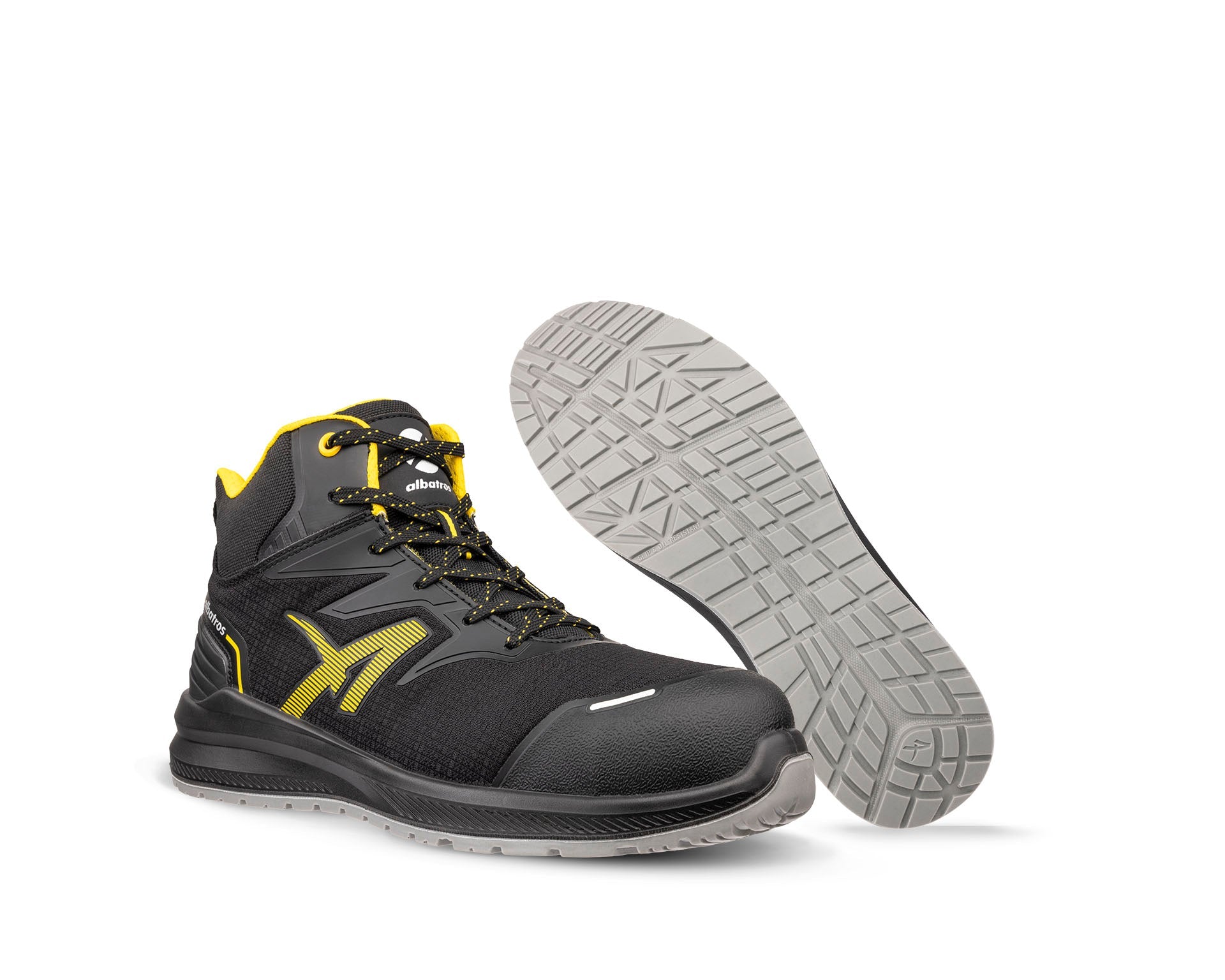 Albatros DALTON BLK/YELLOW MID S3L ESD FO SR Veiligheidsschoenen