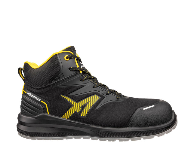 Albatros DALTON BLK/YELLOW MID S3L ESD FO SR Veiligheidsschoenen