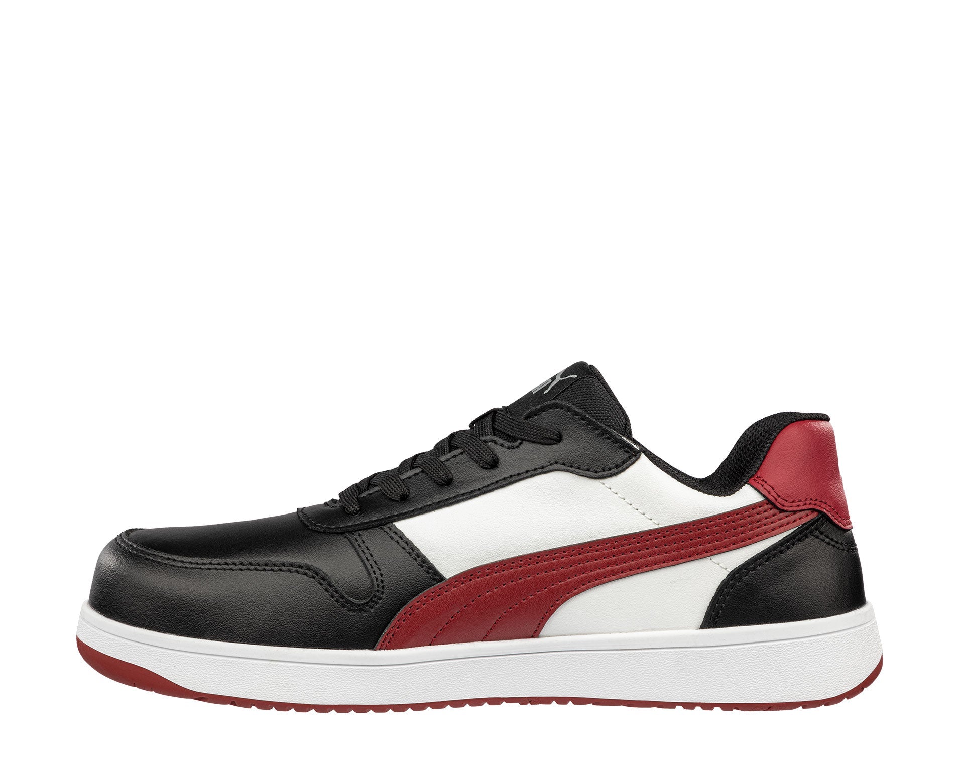 Puma FRONTCOURT BLK/WHT/RED LOW S3L ESD FO HRO SR Veiligheidsschoenen