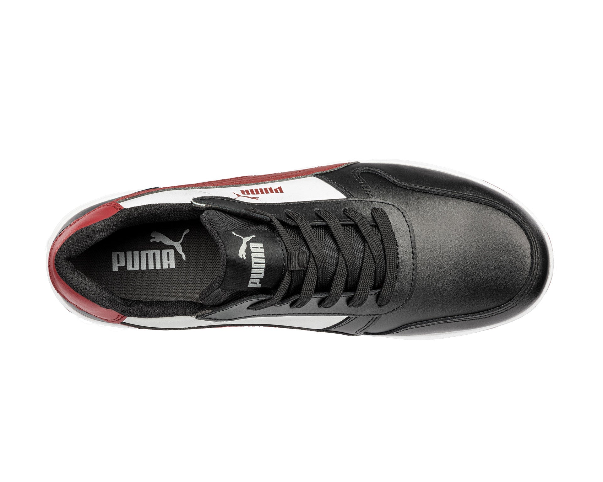 Puma FRONTCOURT BLK/WHT/RED LOW S3L ESD FO HRO SR Veiligheidsschoenen