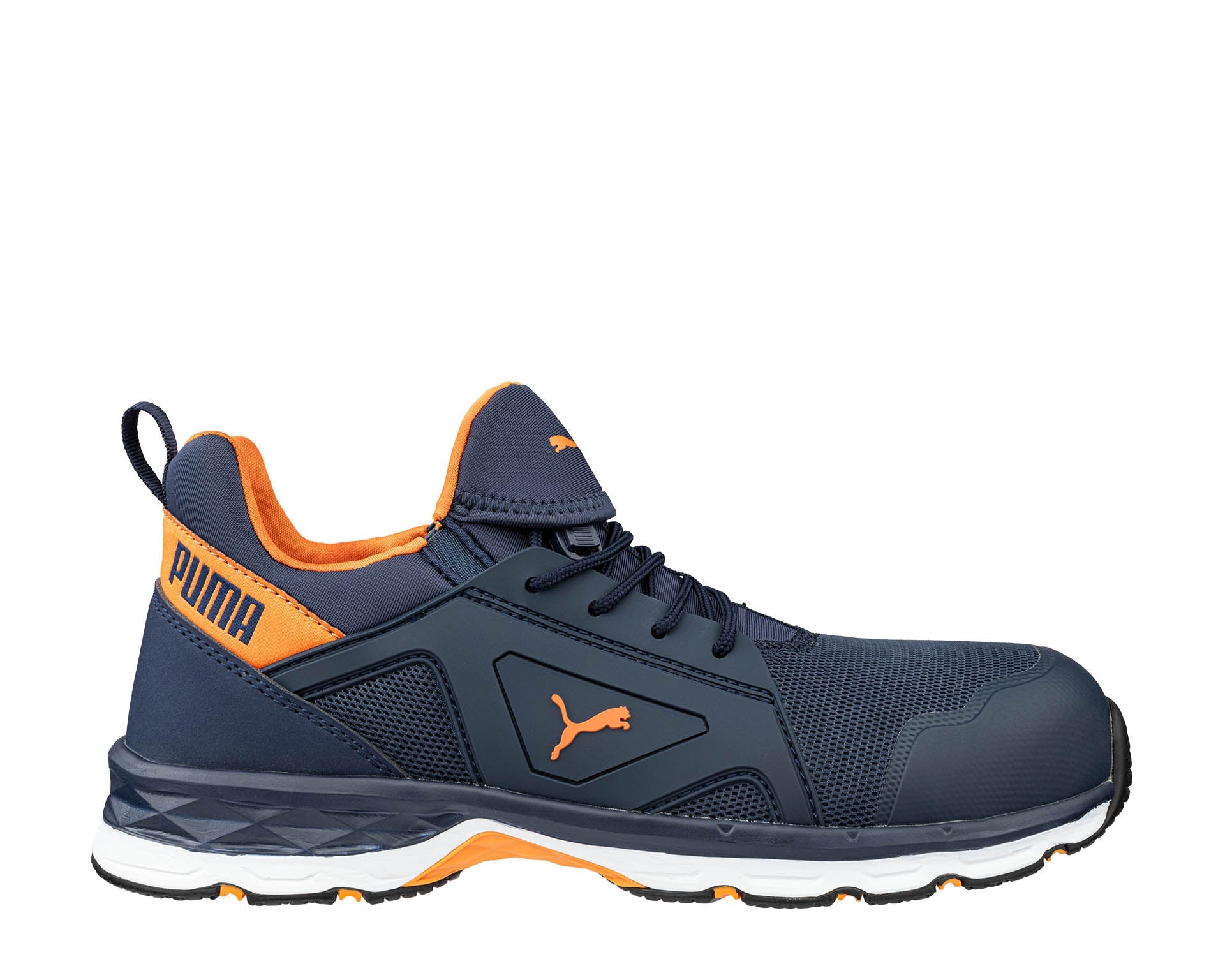 Puma CHASE BLUE/ORANGE LOW S1PS ESD FO HRO SR Veiligheidsschoenen