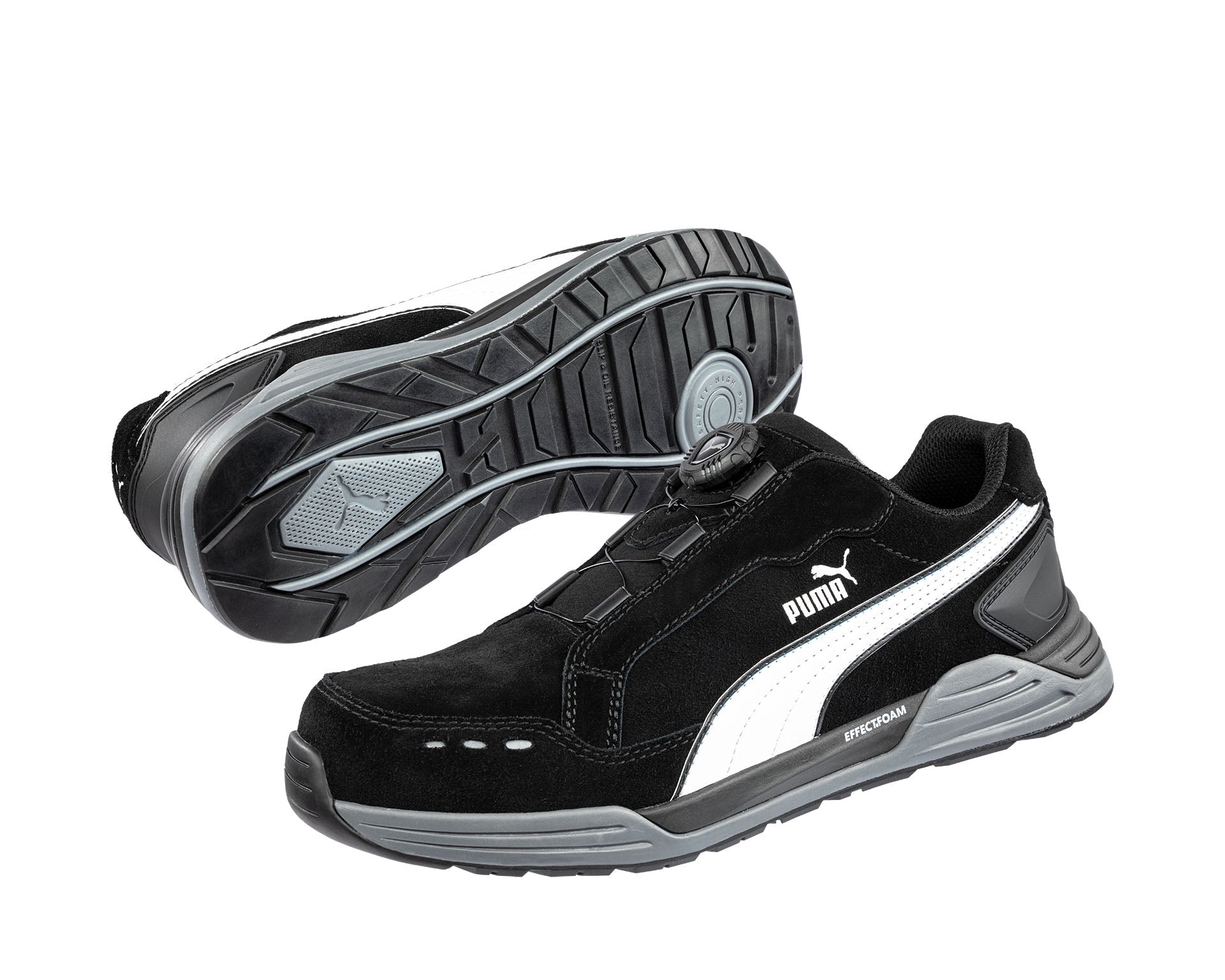 Puma AIRTWIST BLACK DISC LOW S3S ESD FO HRO SR Veiligheidsschoenen