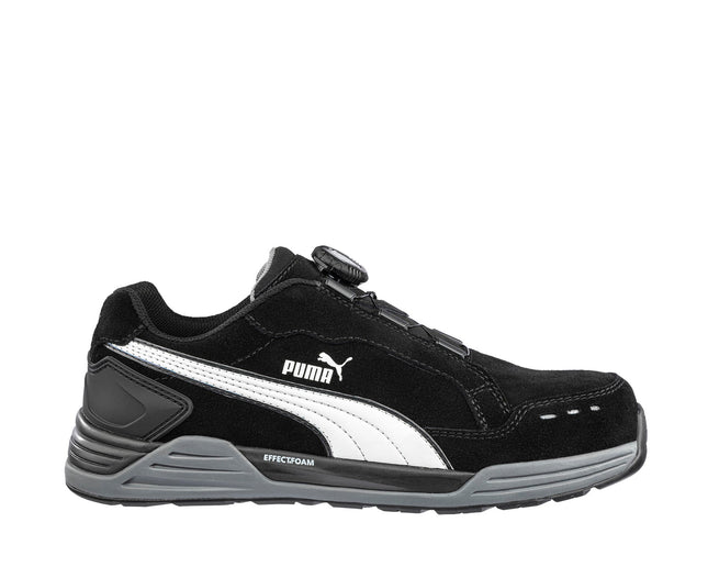 Puma AIRTWIST BLACK DISC LOW S3S ESD FO HRO SR Veiligheidsschoenen